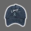 I Stand With Joe Stay Strong Prostate Cancer Awareness Print Baseball Cap 2