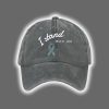 I Stand With Joe Stay Strong Prostate Cancer Awareness Print Baseball Cap 3