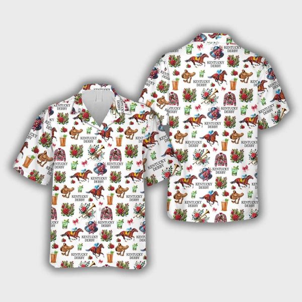 Kentucky Derby Churchill Downs Horse Racing 2025 Hawaiian Shirt