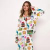 Key West Florida Travel Satin Pajama Set