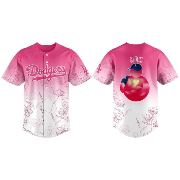 LA Dodgers Happy Mother's Day Baseball Jersey 2025