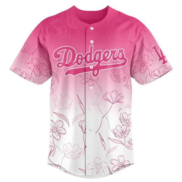 LA Dodgers Happy Mothers Day Baseball Jersey 2025 2