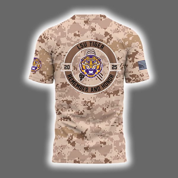 LSU Baseball Memorial Day Camo Shirt 2025 3