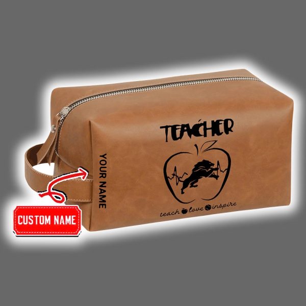 Lions 2025 Teacher Appreciation Leather Clutch Bag