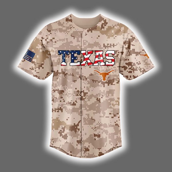 Longhorns Memorial Day Camo Jersey 2025 2