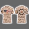 Longhorns Memorial Day Camo Shirt 2025