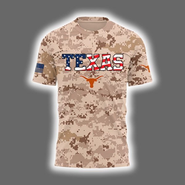 Longhorns Memorial Day Camo Shirt 2025 2