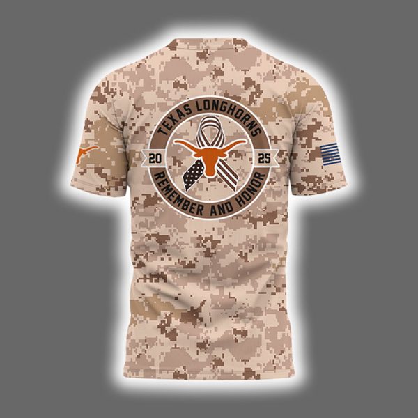 Longhorns Memorial Day Camo Shirt 2025 3