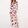 Love Dachshund Valentines Day Satin Pajama Set 2