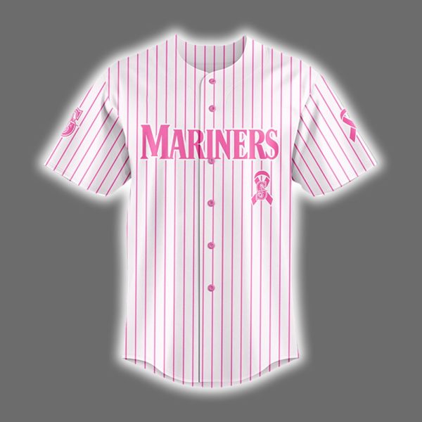 Mariners 2025 Breast Cancer Awareness Game Night Jersey 2