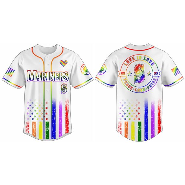 Mariners Happy Pride Month Jersey 2025