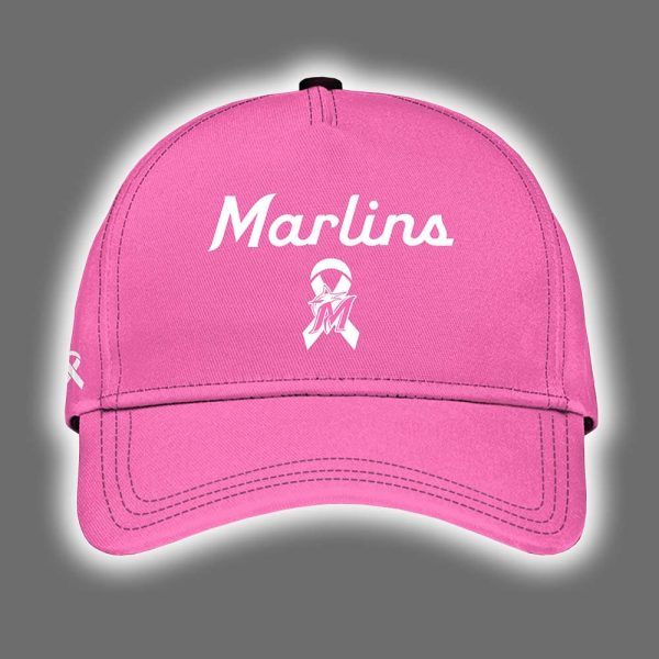 Marlins 2025 Breast Cancer Awareness Game Night Hat