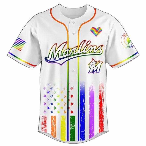 Marlins Happy Pride Month Jersey 2025 2