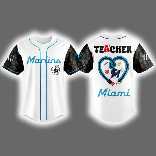Marlins Teacher Appreciation Week Jersey 2025