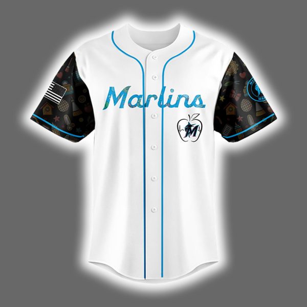 Marlins Teacher Appreciation Week Jersey 2025 2