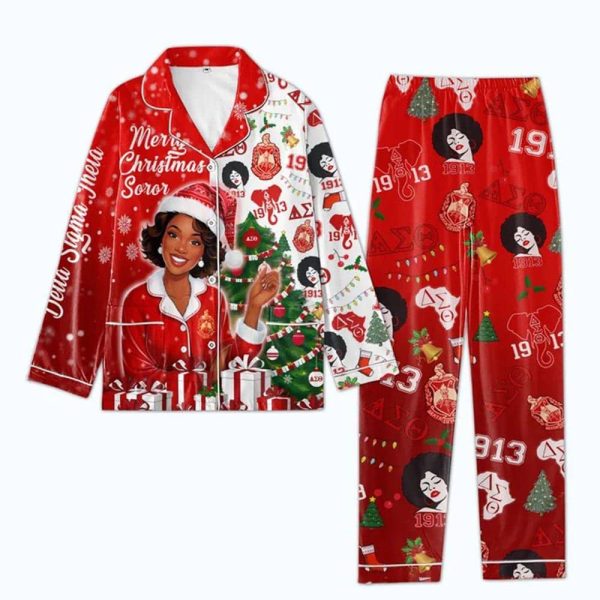 Merry Christmas Delta Sigma Theta 1913 Pajama Set