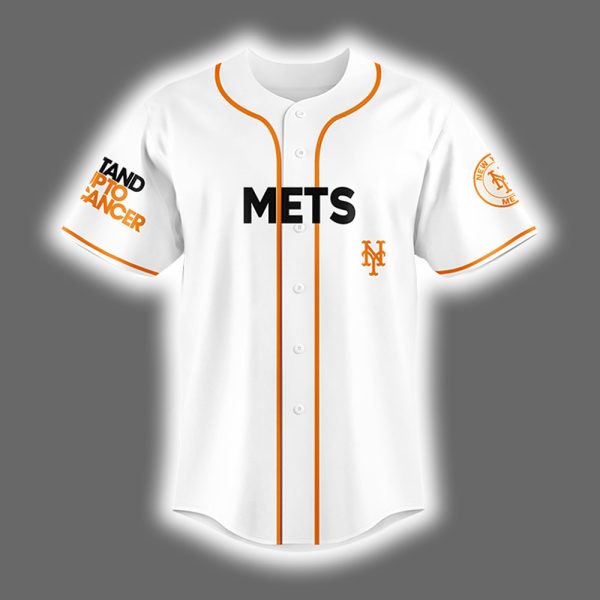 Mets 2025 Stand Up To Cancer Night Jersey 2