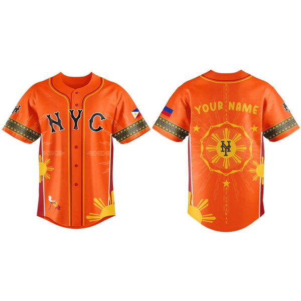 Mets Filipino Heritage Night City Connect 2025 Jersey