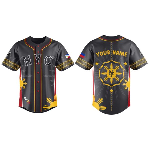 Mets Filipino Heritage Night City Connect 2025 Jersey 2