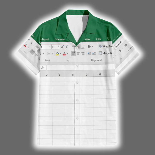 Microsoft Excel Hawaiian Shirt 2