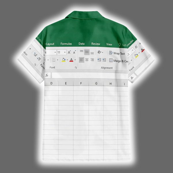 Microsoft Excel Hawaiian Shirt 3