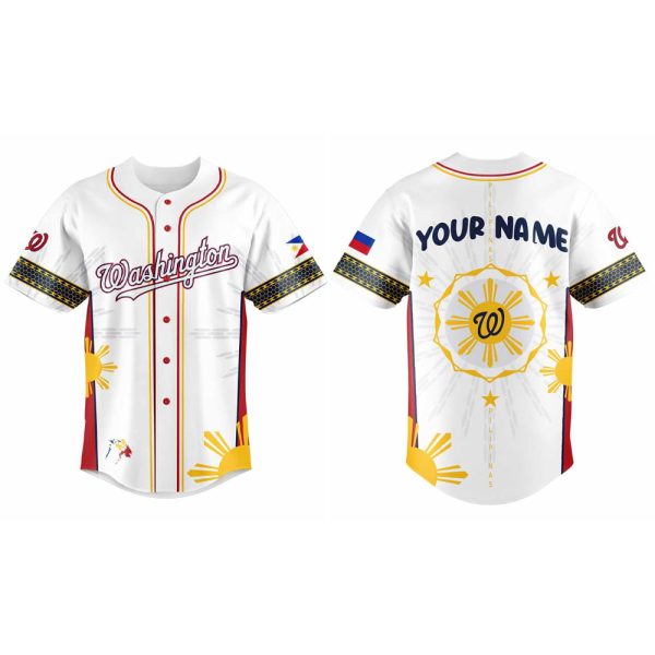 Nationals Filipino Heritage Night 2025 Jersey 2