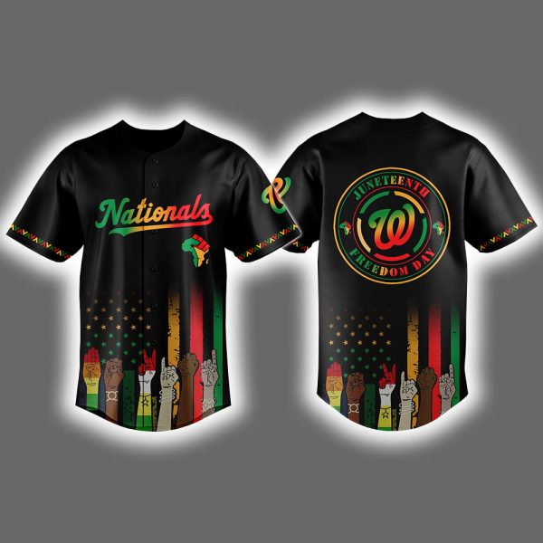 Nationals Juneteenth Freedom Day 2025 Jersey