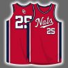 Nationals Nats Basketball Jersey 2025 Giveaway