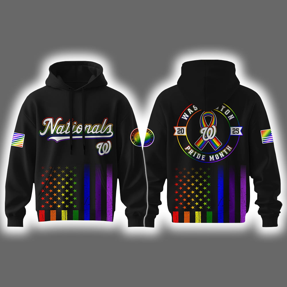Nationals Pride Month 2025 Hoodie Joggers Cap Nationals Pride Month 2025 Hoodie Joggers Cap