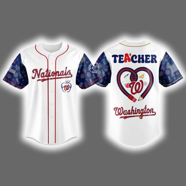 Nationals Teacher Appreciation Week Jersey 2025