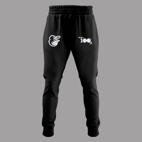 Orioles Bobs 100th Hoodie Joggers Cap 2