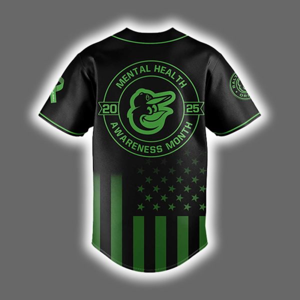 Orioles Mental Health Awareness Month 2025 Jersey 3