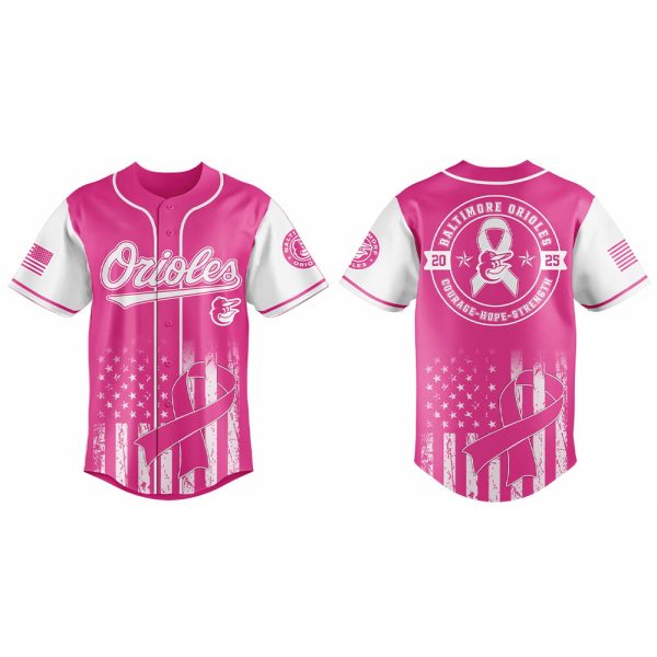 Orioles Pink Out The Park Jersey 2025