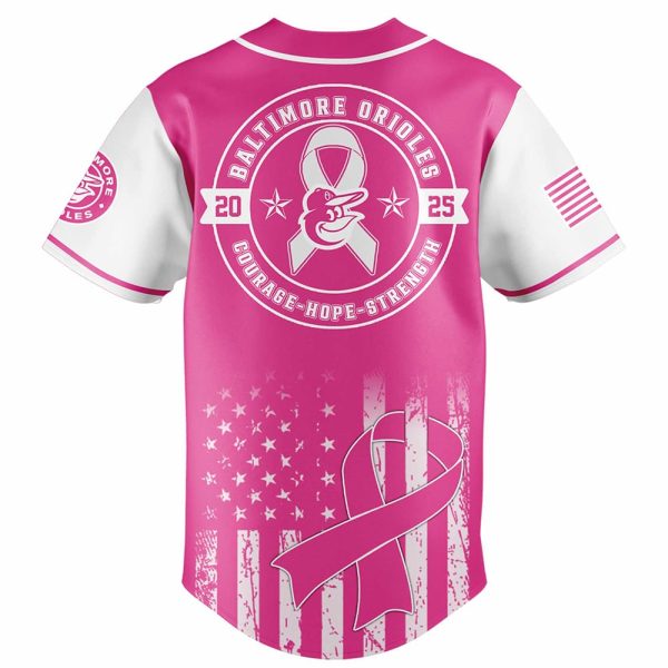 Orioles Pink Out The Park Jersey 2025 3