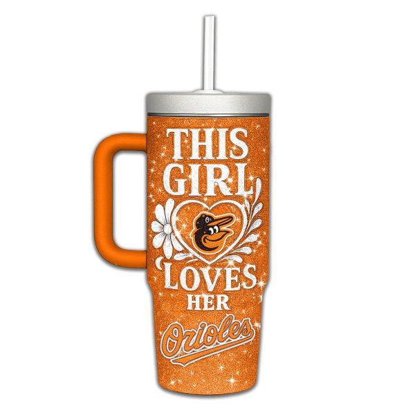 Orioles This Girl Loves Her Tumbler 2