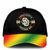 Padres 2025 Juneteenth Freedom Day Hoodie Joggers Cap 3