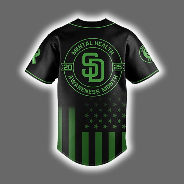 Padres Mental Health Awareness Month 2025 Jersey 3