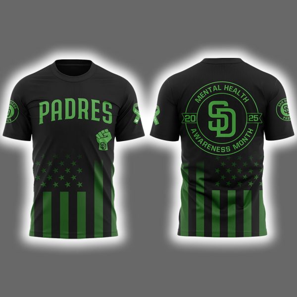 Padres Mental Health Awareness Month 2025 Shirt