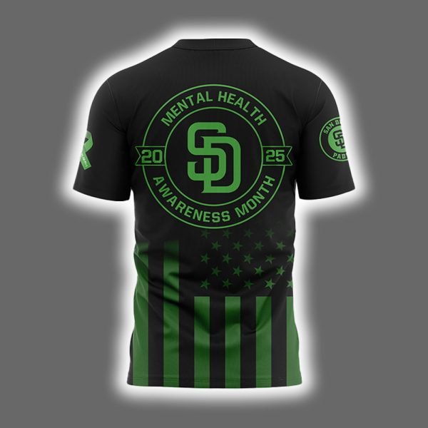 Padres Mental Health Awareness Month 2025 Shirt 3