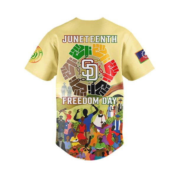 Padres x Juneteenth Freedom Day Jersey 2025 3