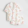Patriotic Pups 4th Of July Satin Pajama Set