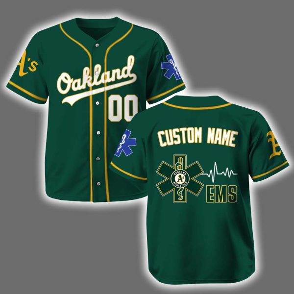 Personalized Athletics EMS Appreciation 2025 Baseball Jersey