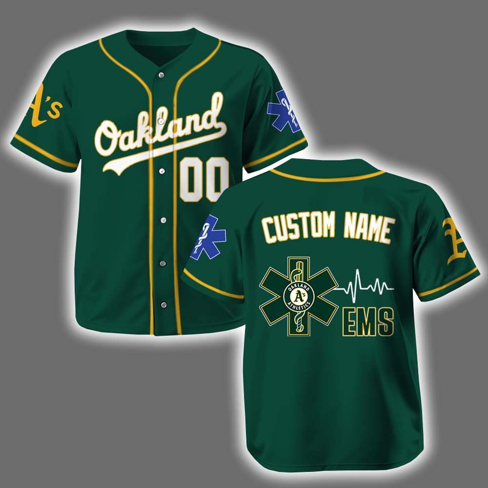 Personalized Athletics EMS Appreciation 2025 Baseball Jersey Personalized Athletics EMS Appreciation 2025 Baseball Jersey