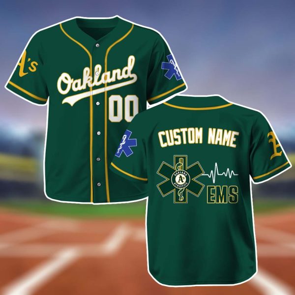 Personalized Athletics EMS Appreciation 2025 Baseball Jersey 2
