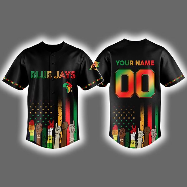 Personalized Blue Jays Juneteenth Freedom Day 2025 Jersey