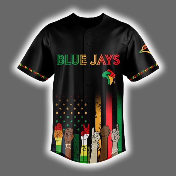 Personalized Blue Jays Juneteenth Freedom Day 2025 Jersey 2