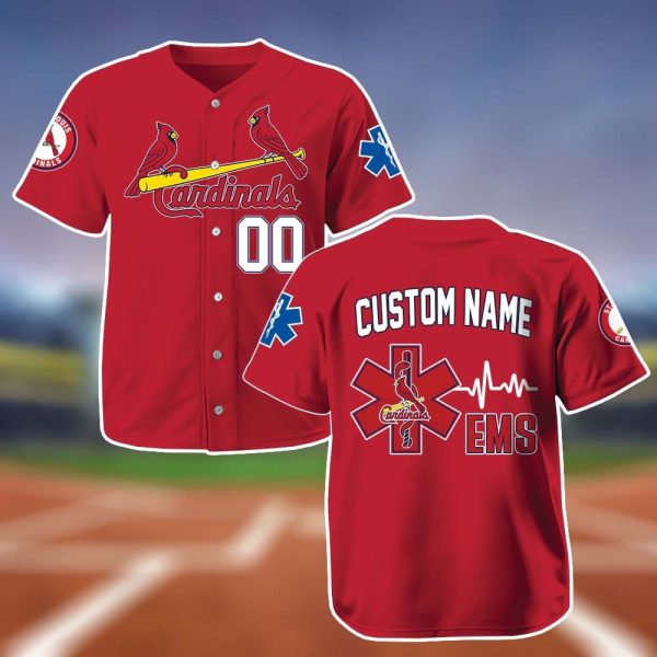 Personalized Cardinals EMS Appreciation 2025 Baseball Jersey 2