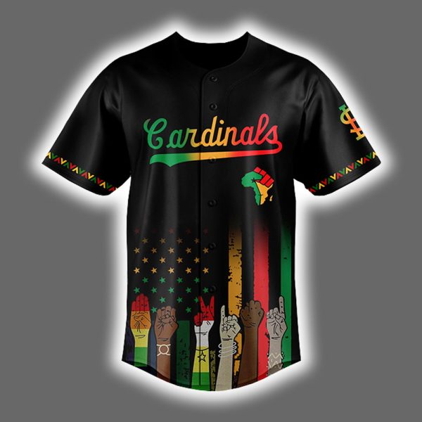 Personalized Cardinals Juneteenth Freedom Day 2025 Jersey 2