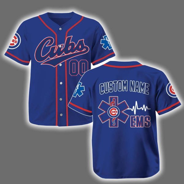 Personalized Cubs EMS Appreciation 2025 Baseball Jersey