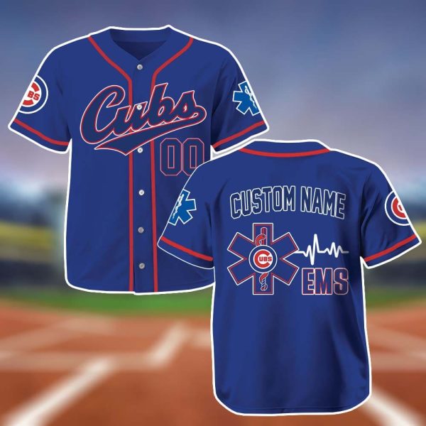 Personalized Cubs EMS Appreciation 2025 Baseball Jersey 2